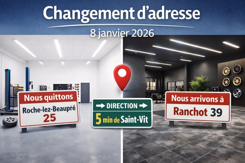 Changement d'adresse