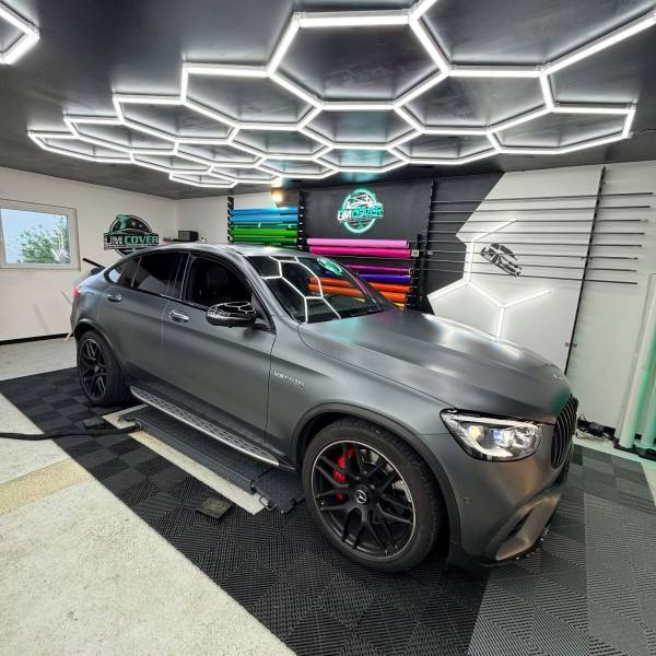 Pose de PPF partiel sur un Mercedes GLC 63s AMG à Pontarlier (25300)